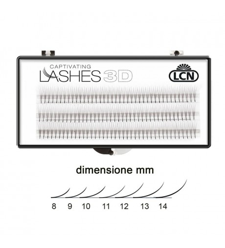 3D Wimpern für Volumen-Technik 0.07 mm - lungh. 14 mm
