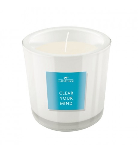 Scented candle "Sea Breeze" in a glass ( Clear your mind )