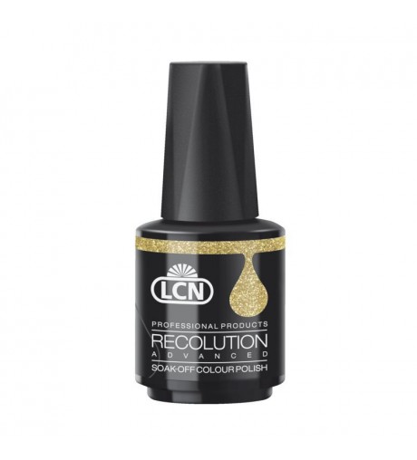 Recolution UV-Colour Polish, Advanced, 10 ml - glitter gold