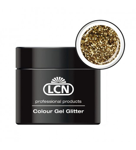 Colour Gel glitter 5 ml - Light gold