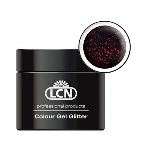 Colour Gel glitter 5 ml - Rouge noir