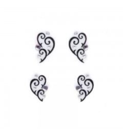 Nail Art Sticker Lilac - Stone Ornament