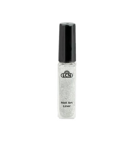 Nail Art Liner - silver glitter