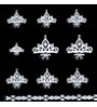Nail Art Sticker Lilac - White crown moon