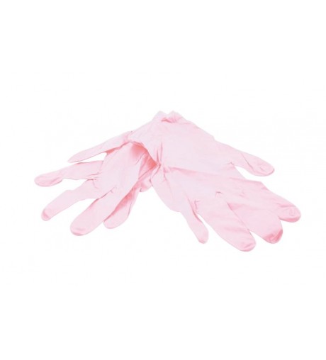 Guanti in nitrile, rosa