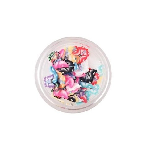 Nail Art Butterfly Slices
