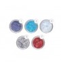 Glitter Stars with Hole - lilac