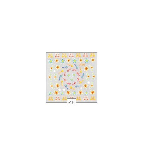 3-D Nail Sticker - winter stars