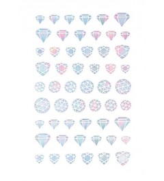 Glass Piece Sticker - diamond gem design