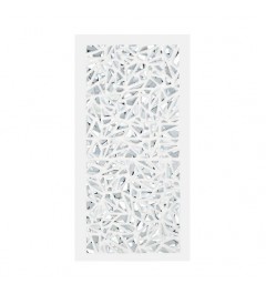 Mosaic Nail Design Sticker - silver