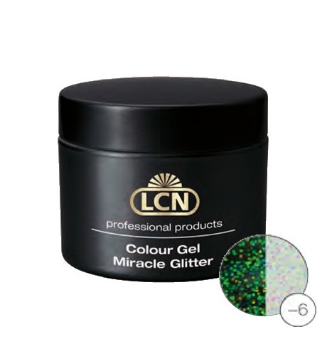 Colour Gel Miracle Glitter 5 ml - Green marvel sparkle