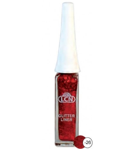 Glitter liner red