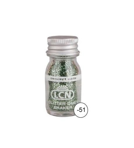 Glitter Dust Shaker - light green fine