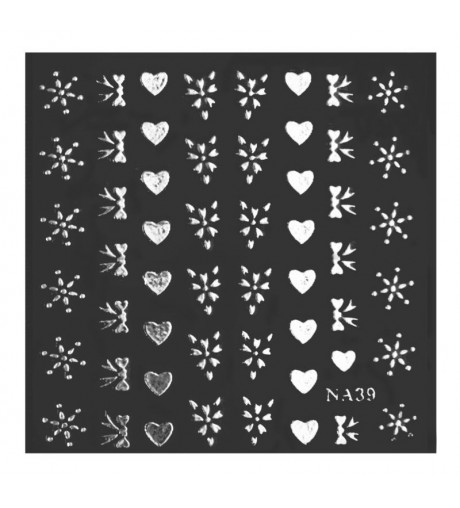 Nail Art sticker - Small Hearts & Bows