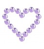 Strass 50 pz. - light violet mini