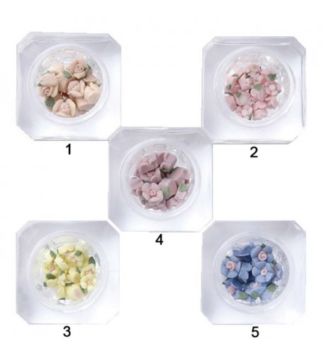 Ceramic Flowers - violet