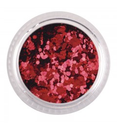 Nail Art Confetti - red
