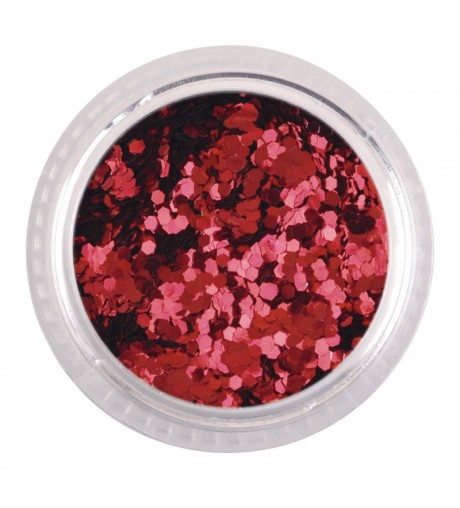 Nail Art Confetti - red