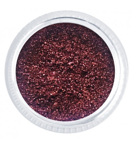 Chrome pigment Glitter - red