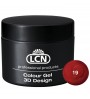 Colour Gel - 3D Design 5 m - Dark red
