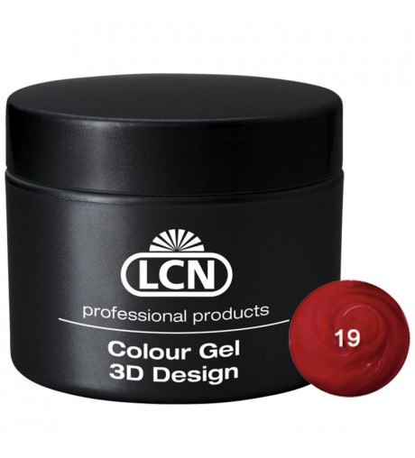 Colour Gel - 3D Design 5 m - Dark red