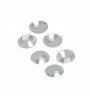 Strass 50 pz. - white opaque normal