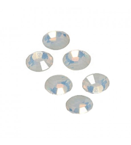 Strass 50 pz. - white opaque normal