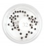 Strass 50 pz. - anthracite normal