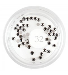 Strass 50 pz. - anthracite normal