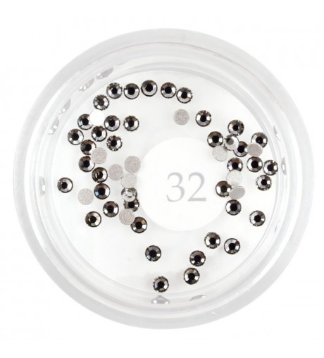 Strass 50 pz. - anthracite normal