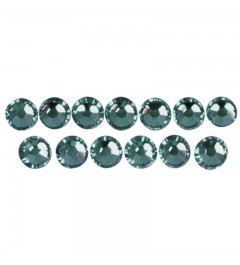 Strass 50 pz. - blue satin normal