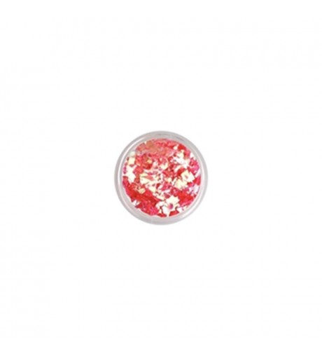 Nail art Crushed glitter - red