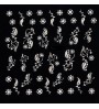 Nail Art Sticker - Shell Blossom Design
